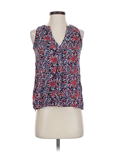 Pre-owned Joie Sleeveless Blouse In Blue