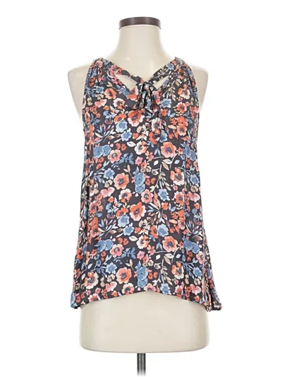 Pre-owned Joie Sleeveless Blouse In Blue
