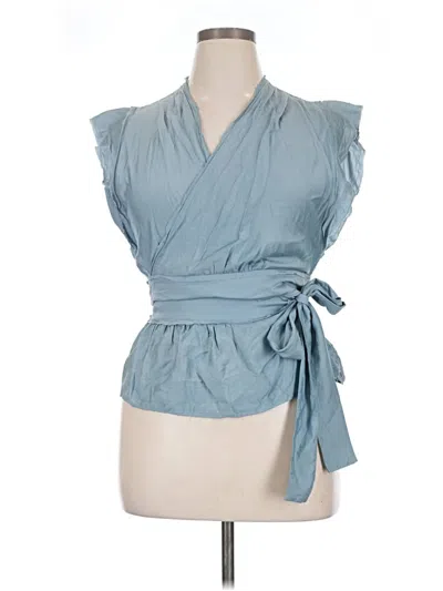 Pre-owned Joie Sleeveless Blouse In Blue