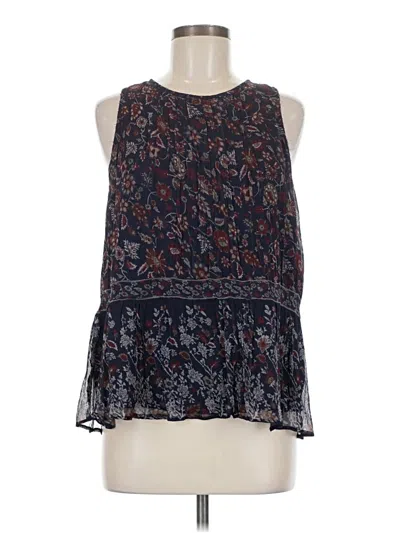 Pre-owned Joie Sleeveless Blouse In Blue