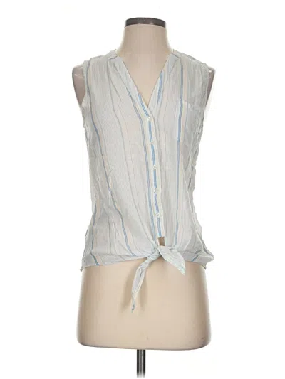 Pre-owned Joie Sleeveless Blouse In Blue