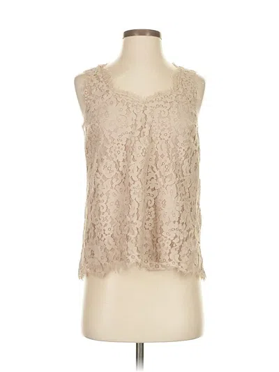 Pre-owned Joie Sleeveless Blouse In Brown