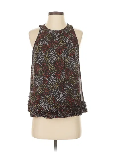 Pre-owned Joie Sleeveless Blouse In Brown