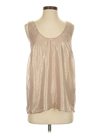 Pre-owned Joie Sleeveless Blouse In Brown