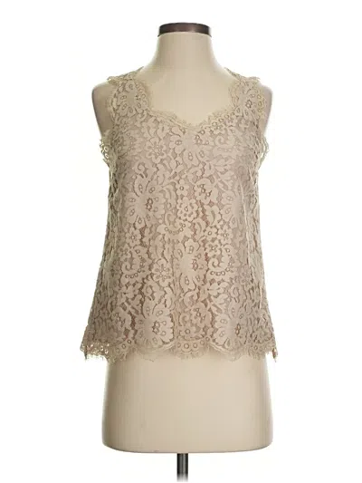 Pre-owned Joie Sleeveless Blouse In Brown
