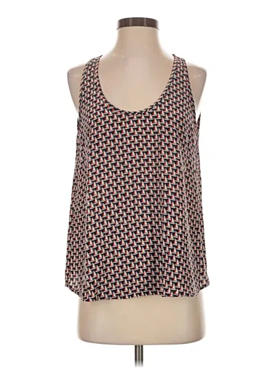 Pre-owned Joie Sleeveless Blouse In Brown