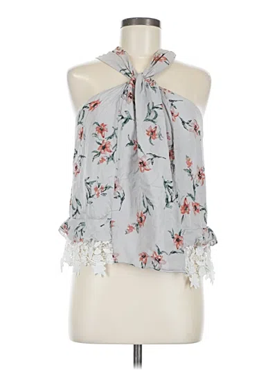 Pre-owned Joie Sleeveless Blouse In Gray