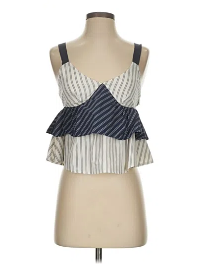 Pre-owned Joie Sleeveless Blouse In Gray