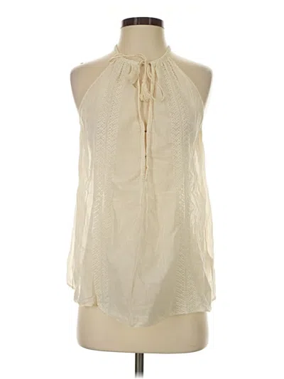 Pre-owned Joie Sleeveless Blouse In Ivory