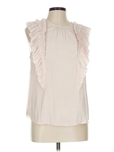 Pre-owned Joie Sleeveless Blouse In Ivory