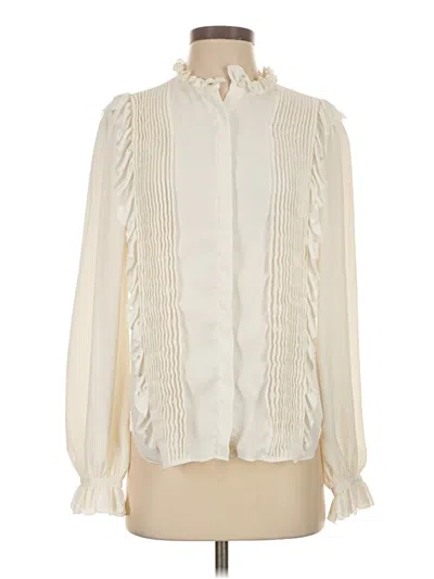 Pre-owned Joie Sleeveless Blouse In Ivory