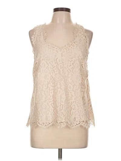 Pre-owned Joie Sleeveless Blouse In Ivory
