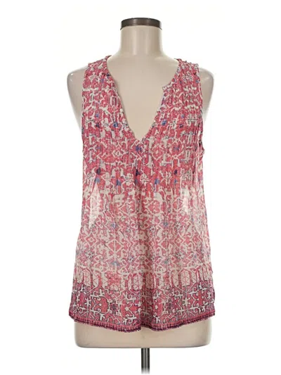Pre-owned Joie Sleeveless Blouse In Pink