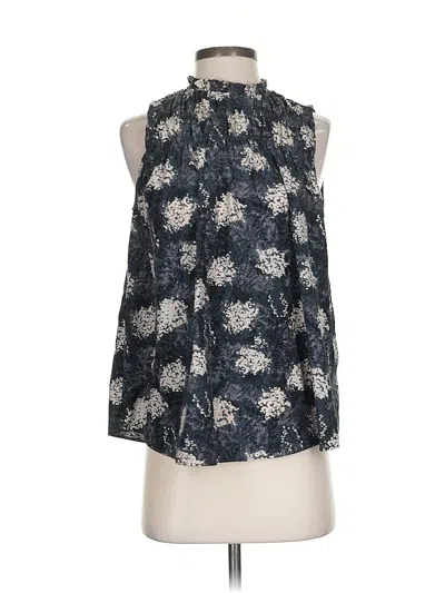 Pre-owned Joie Sleeveless Blouse In Silver