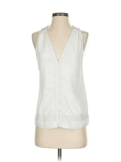 Pre-owned Joie Sleeveless Blouse In Silver
