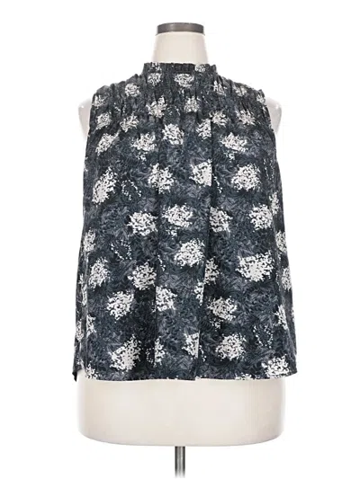 Pre-owned Joie Sleeveless Blouse In Silver