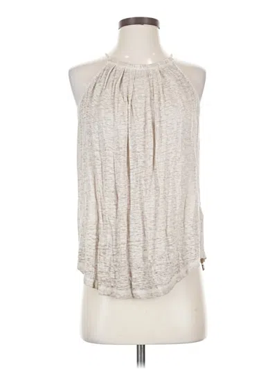 Pre-owned Joie Sleeveless Blouse In Silver