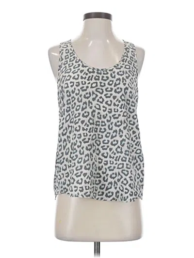 Pre-owned Joie Sleeveless Blouse In Silver