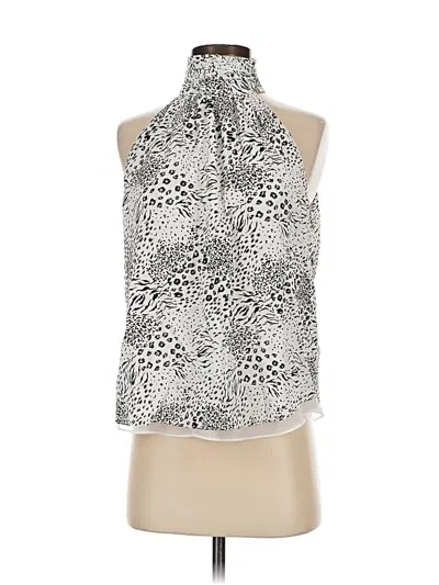 Pre-owned Joie Sleeveless Blouse In Silver