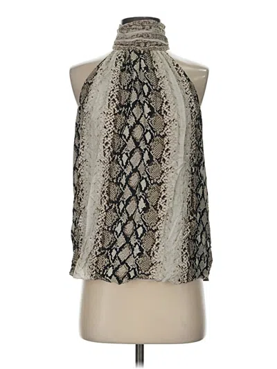 Pre-owned Joie Sleeveless Blouse In Silver