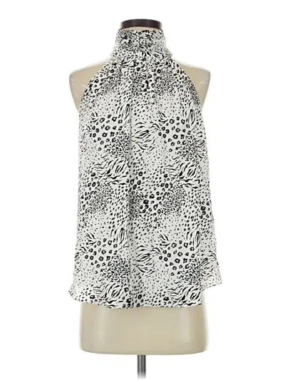 Pre-owned Joie Sleeveless Blouse In Silver