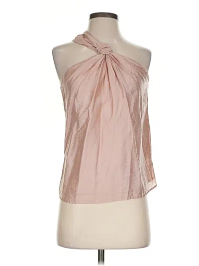 Pre-owned Joie Sleeveless Blouse In Tan