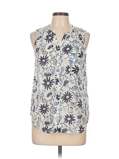 Pre-owned Joie Sleeveless Blouse In White