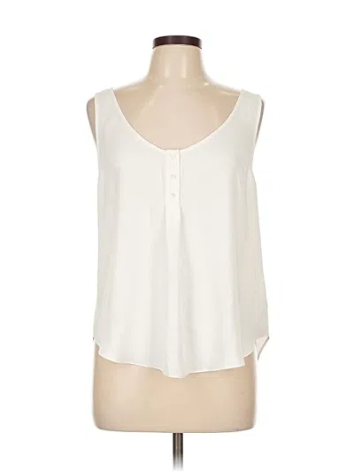 Pre-owned Joie Sleeveless Blouse In White