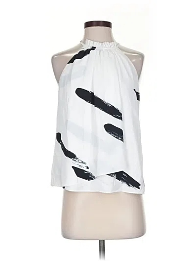 Pre-owned Joie Sleeveless Blouse In White