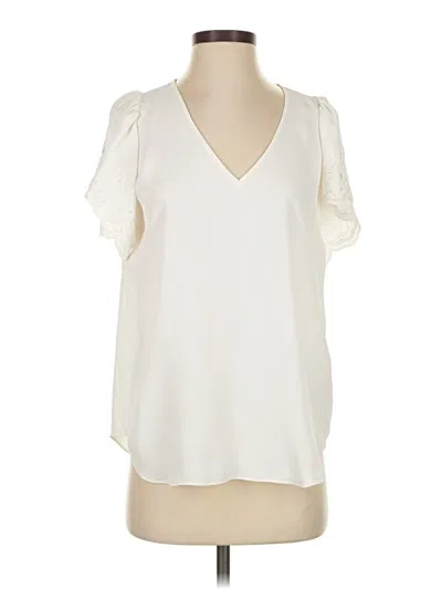 Pre-owned Joie Sleeveless Blouse In White