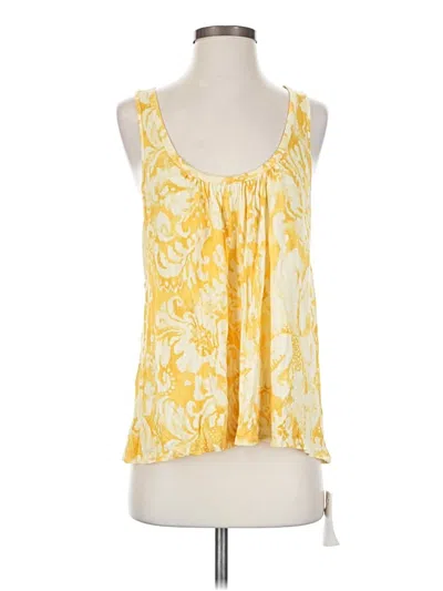Joie Sleeveless Blouse In Yellow