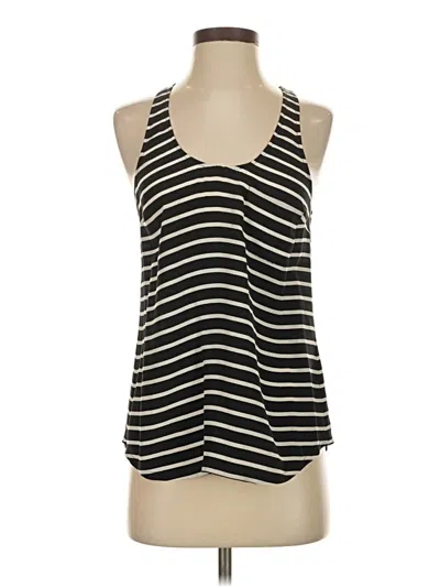 Pre-owned Joie Sleeveless Silk Top Black Halter Neckline Tops