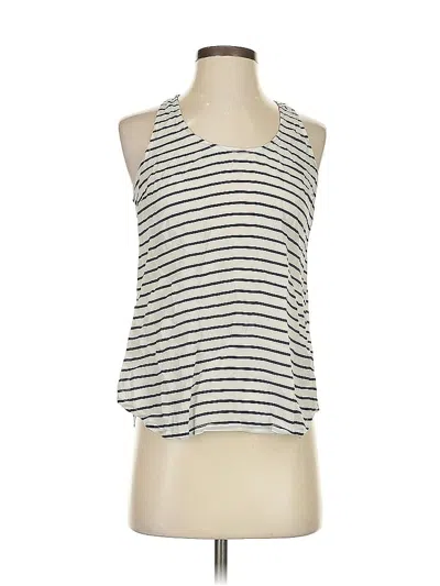 Pre-owned Joie Sleeveless Silk Top Ivory Halter Neckline Tops In White