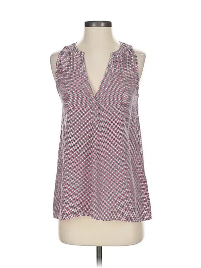 Pre-owned Joie Sleeveless Silk Top Pink Halter Neckline Tops