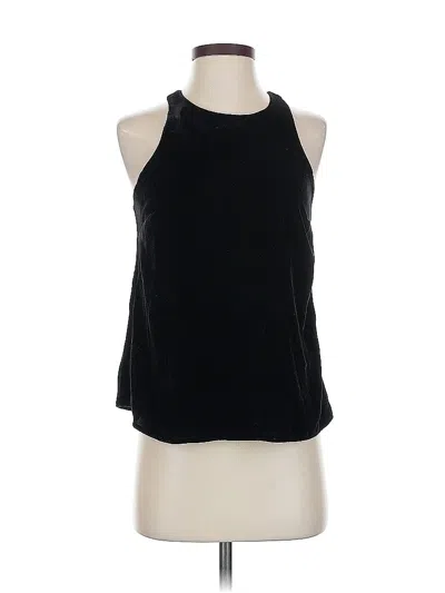 Pre-owned Joie Sleeveless Top Black Halter Neckline Tops