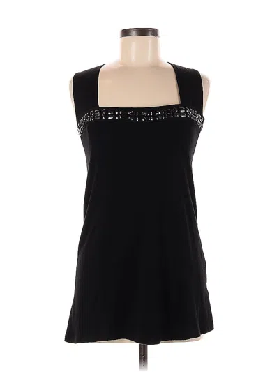 Pre-owned Joie Sleeveless Top Black Halter Neckline Tops