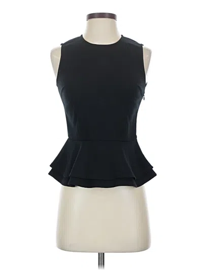 Pre-owned Joie Sleeveless Top Black Halter Neckline Tops