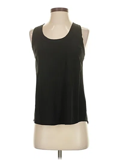 Pre-owned Joie Sleeveless Top Black Scoop Neck Tops