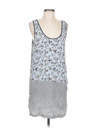 Pre-owned Joie Sleeveless Top Blue Scoop Neck Tops