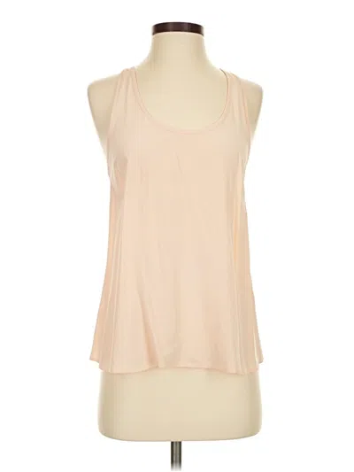 Pre-owned Joie Sleeveless Top Tan Halter Neckline Tops