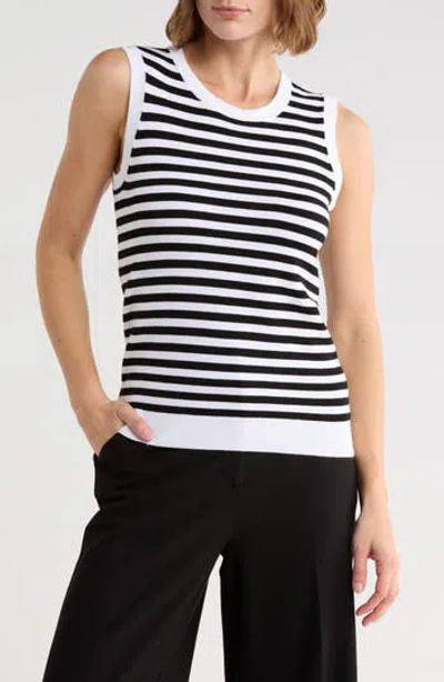 Joie Striped Sweater Tank In Multi