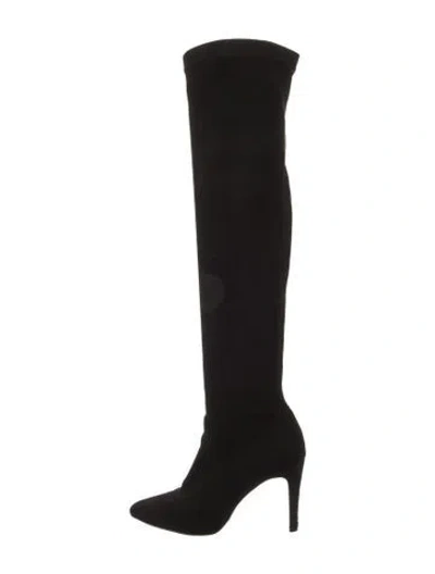 Pre-owned Joie Suede Boots In Black