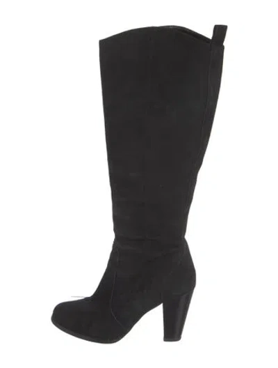 Pre-owned Joie Suede Boots In Black