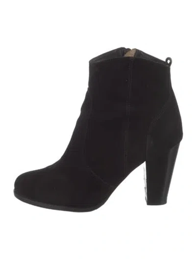 Pre-owned Joie Suede Boots In Black