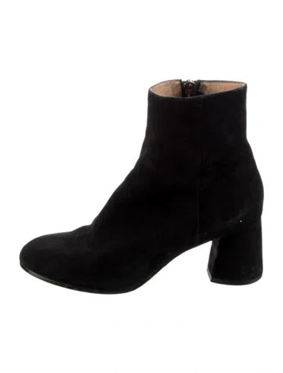 Pre-owned Joie Suede Boots In Black