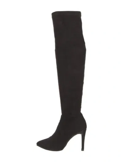 Pre-owned Joie Suede Boots In Black