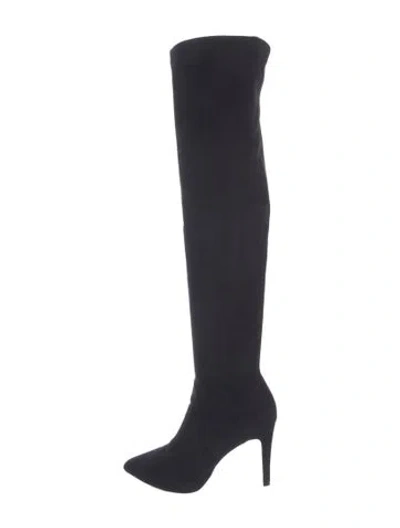 Pre-owned Joie Suede Boots In Black