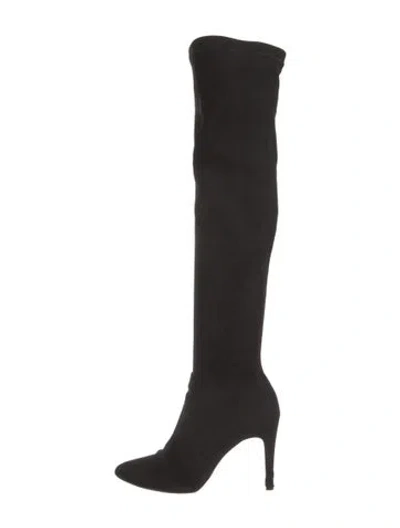 Pre-owned Joie Suede Boots In Black
