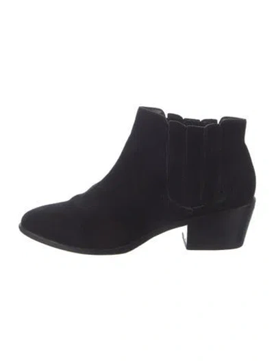 Pre-owned Joie Suede Boots In Blue