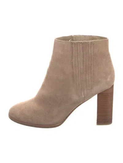 Pre-owned Joie Suede Boots In Brown